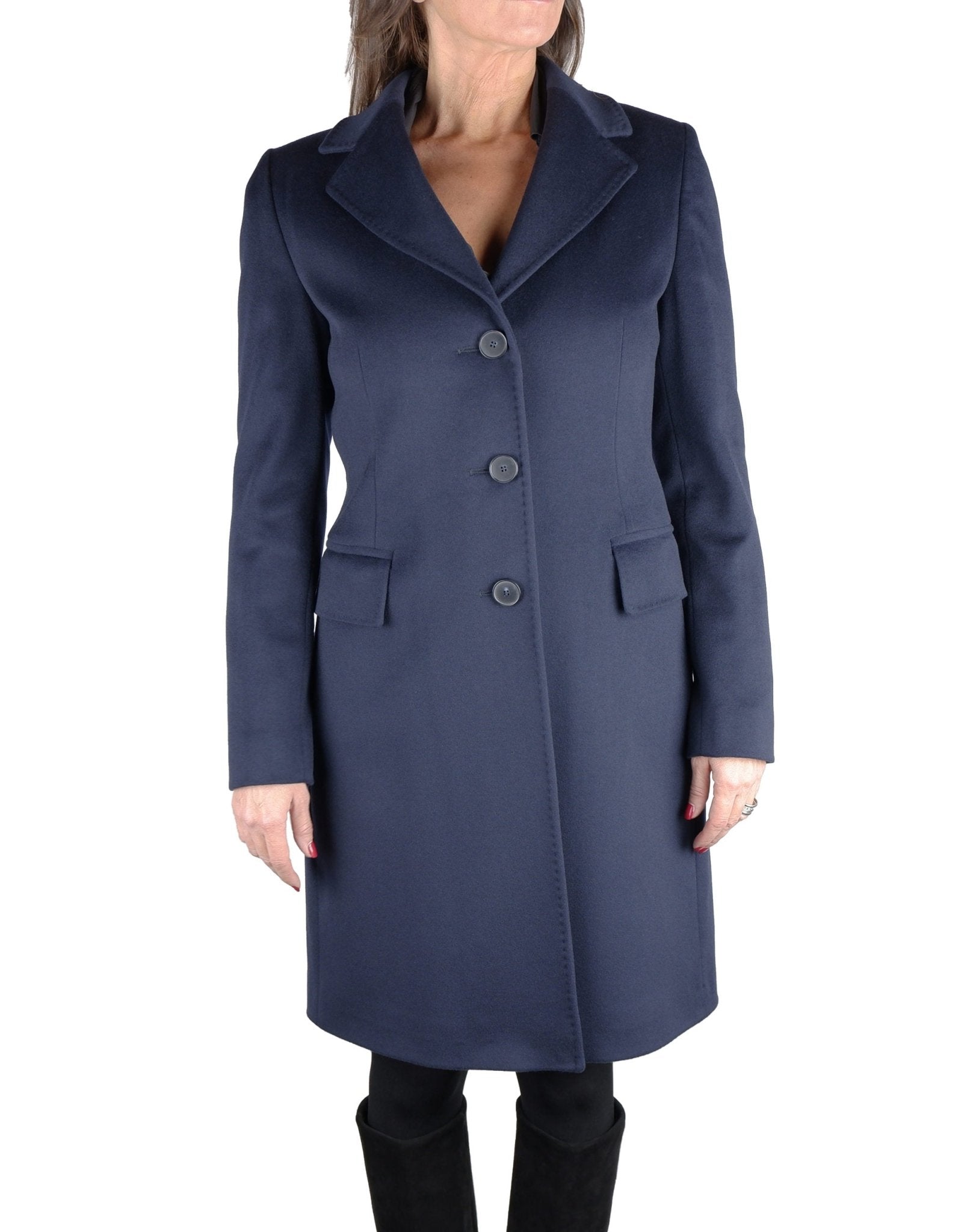 Made in Italy Blue Wool Jackets & Coat - Fizigo