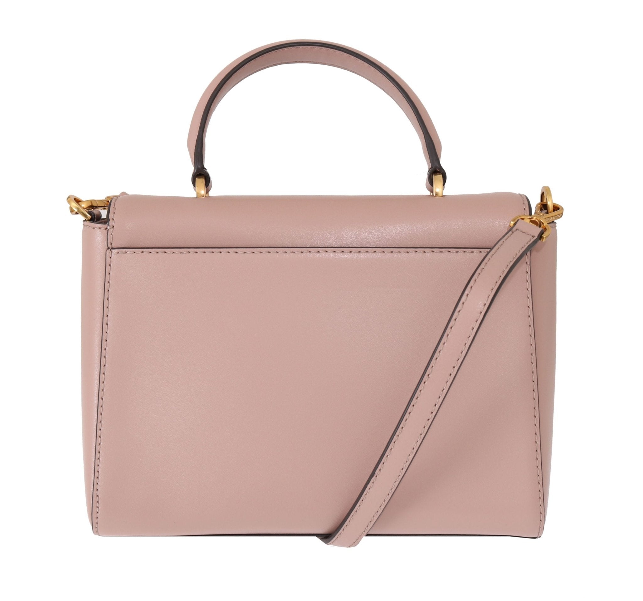 Michael Kors Pink MINDY Leather Shoulder Bag - Fizigo