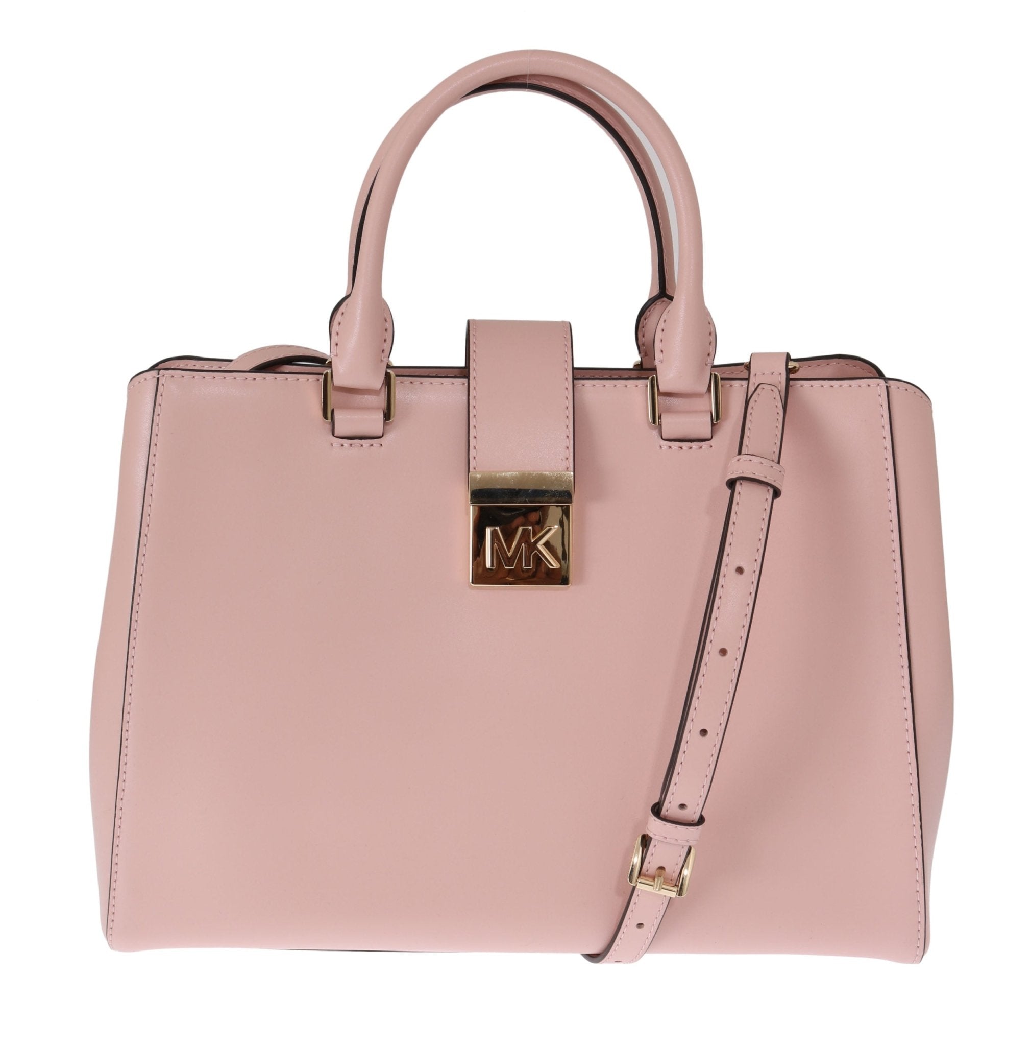 Michael Kors Pink MINDY Leather Shoulder Bag - Fizigo