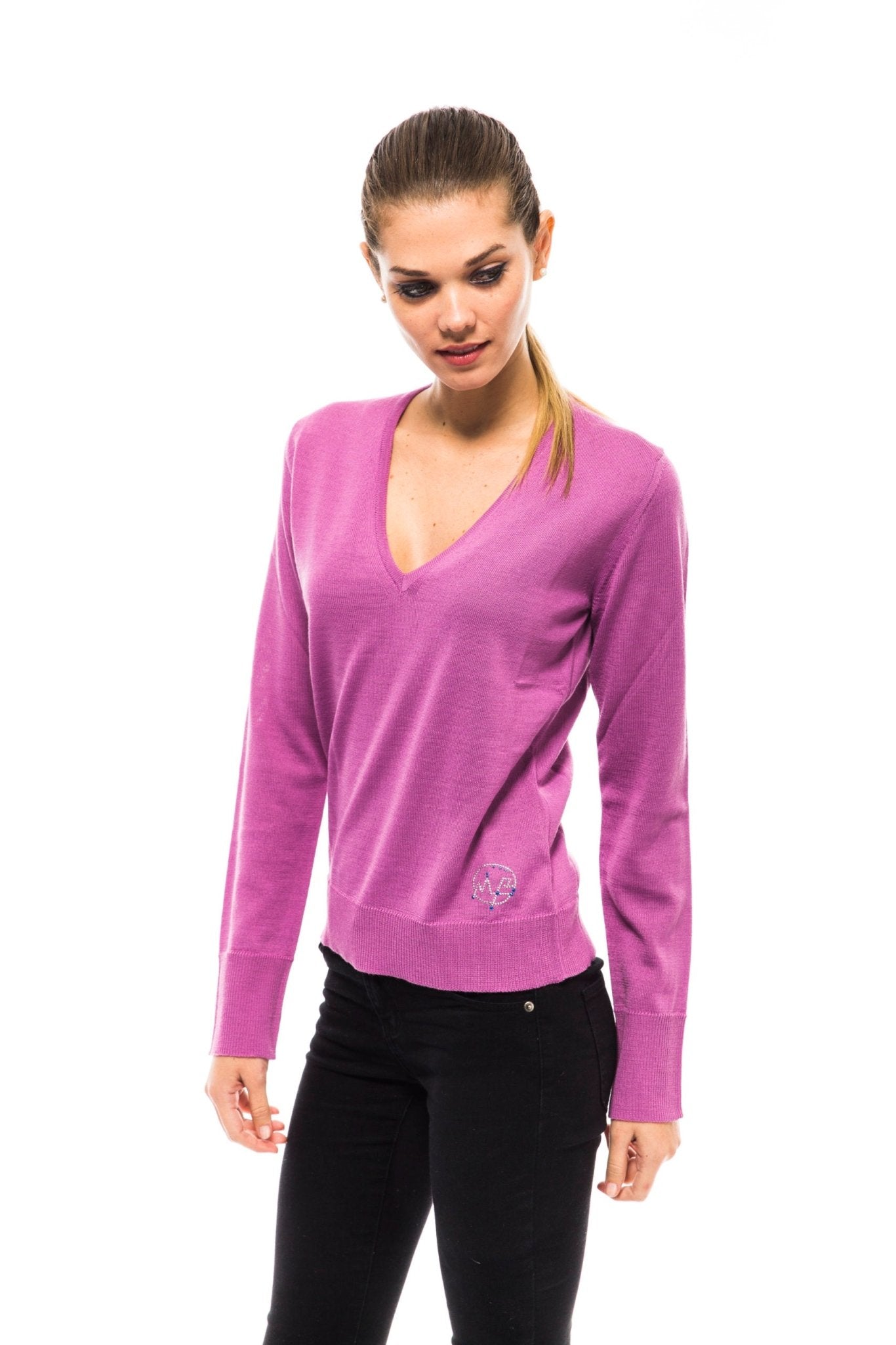 Montana Blu Pink Wool Sweater - Fizigo