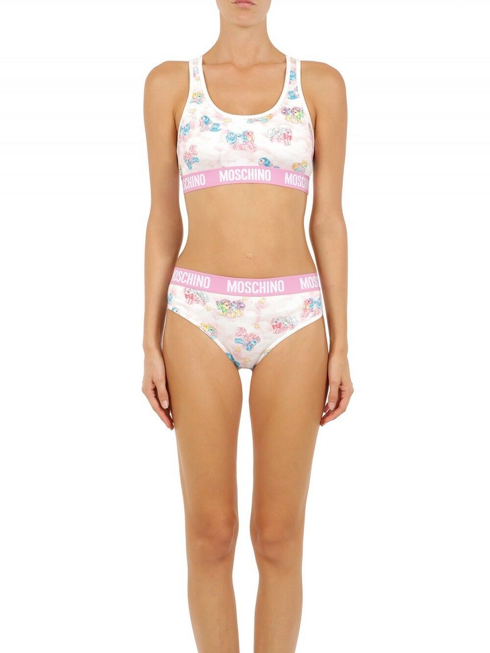 Moschino White Two-Piece Sleepwear My Little Pony Bikini - Fizigo