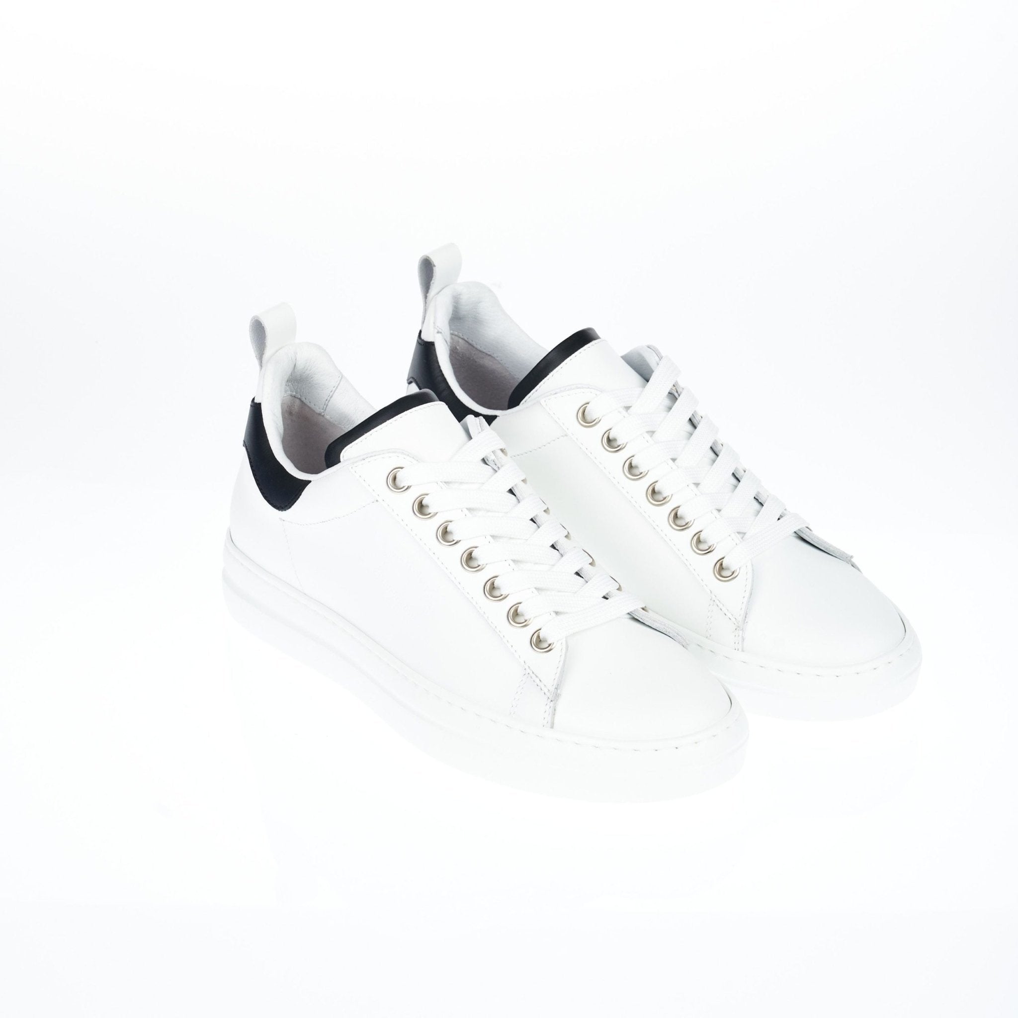 Pantofola D'Oro White Leather Sneaker - Fizigo