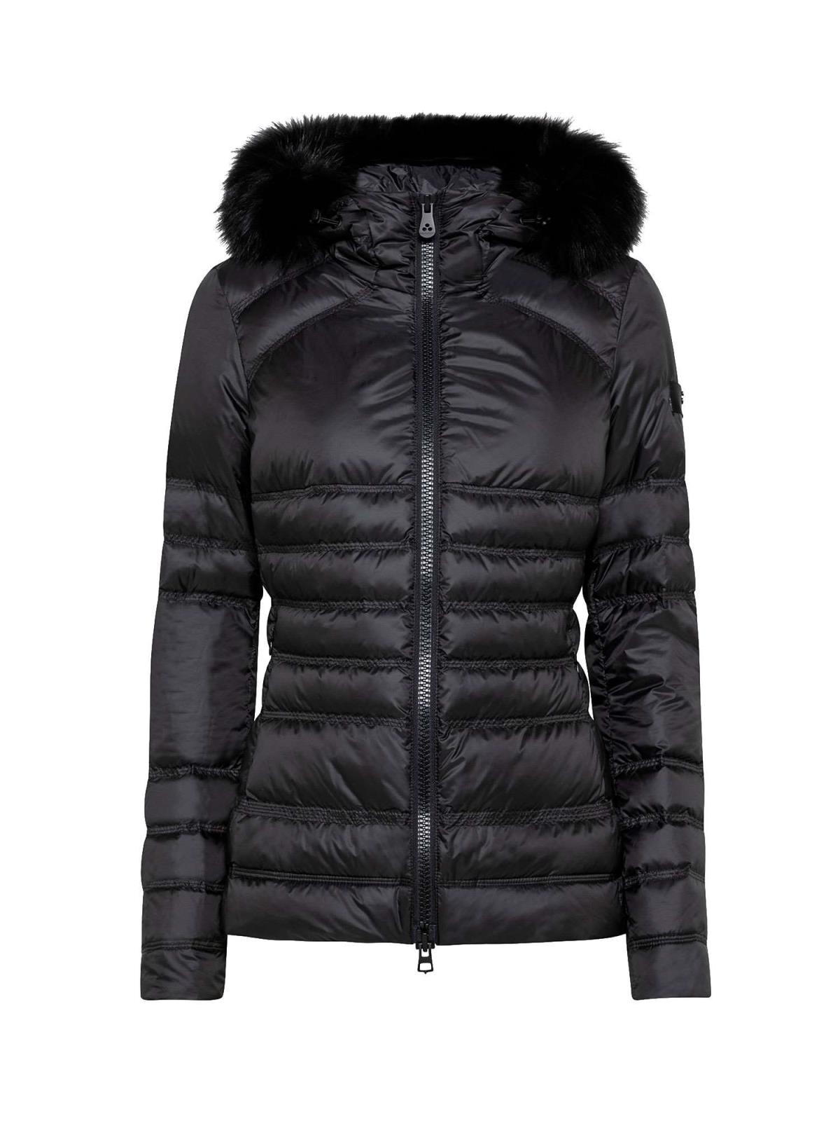 Peuterey Black Polyester Jackets & Coat - Fizigo