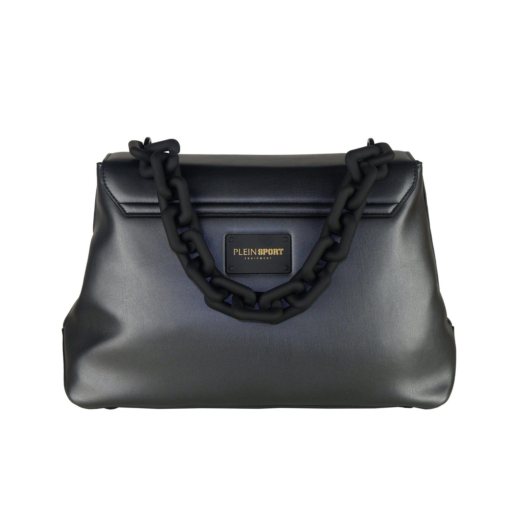 Plein Sport Black Polyester Handbag - Fizigo