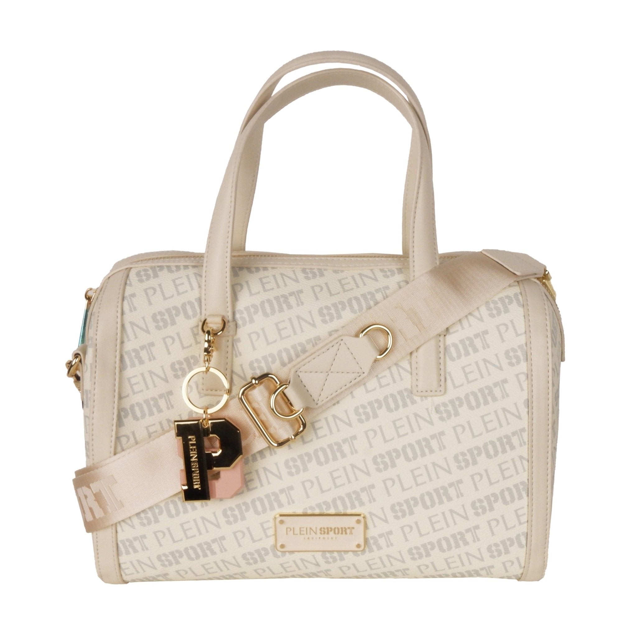 Plein Sport White Polyamide Crossbody Bag - Fizigo