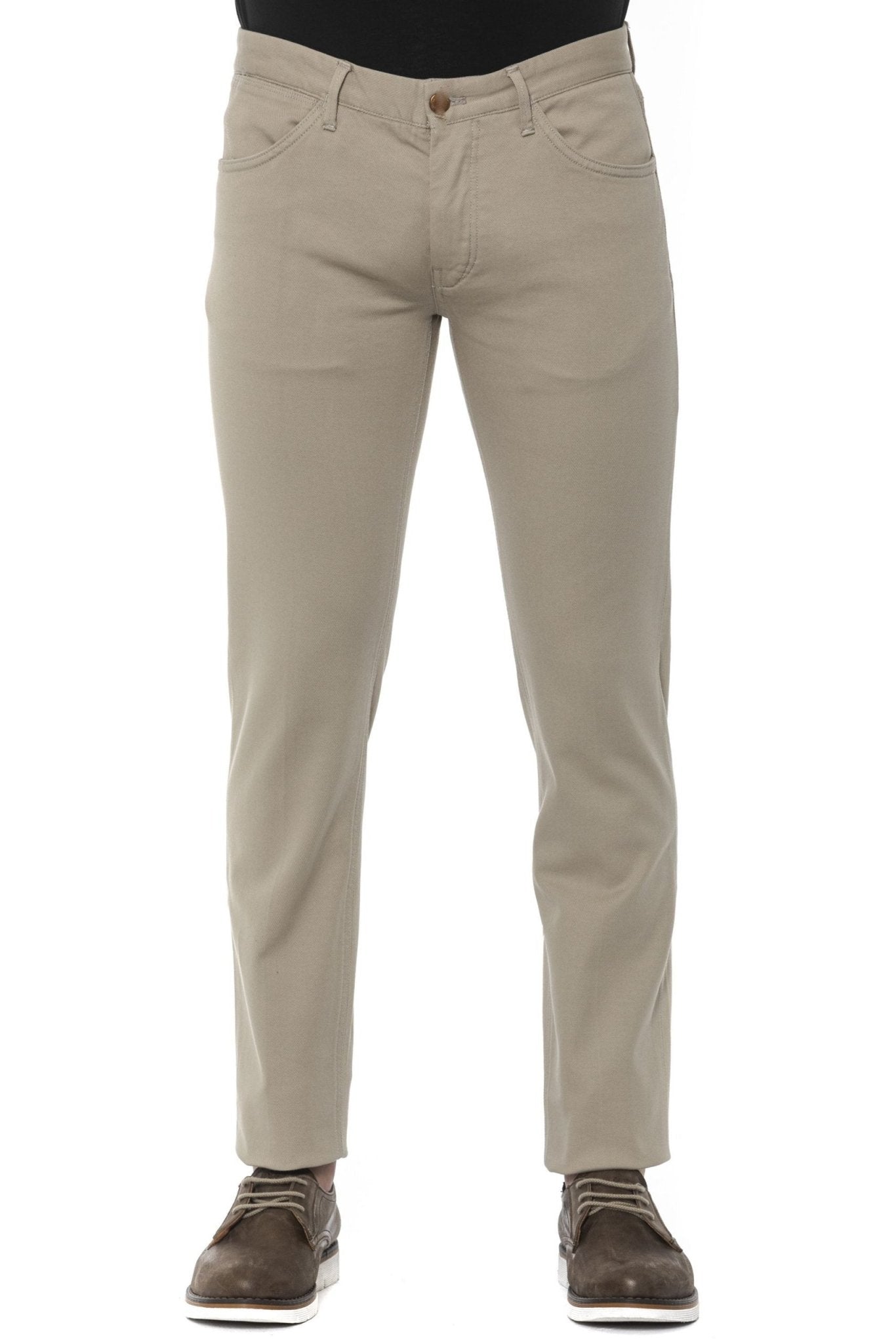 PT Torino Beige Cotton Jeans & Pant - Fizigo