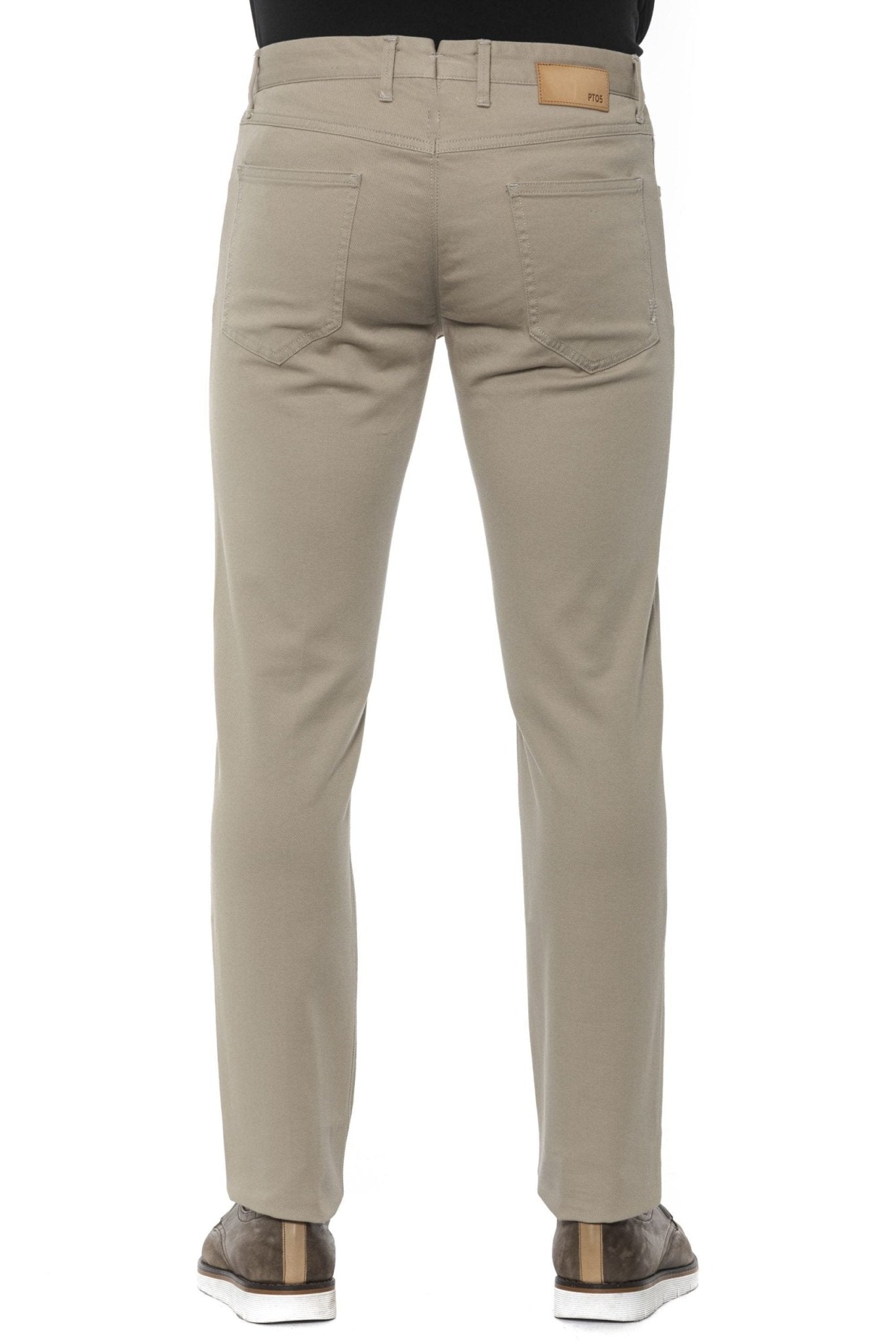 PT Torino Beige Cotton Jeans & Pant - Fizigo