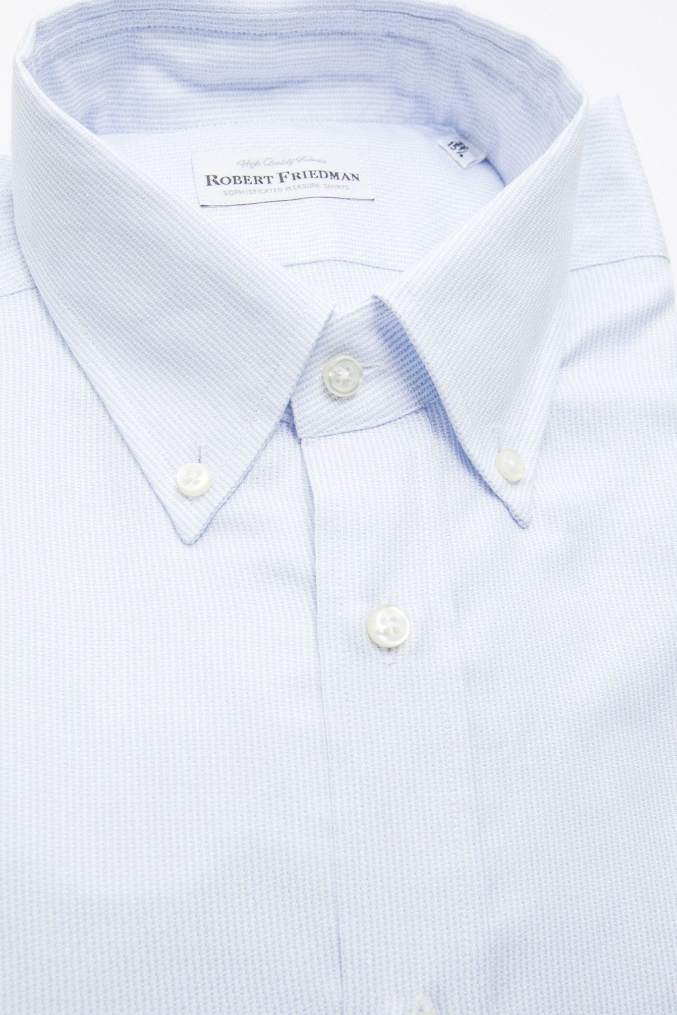 Robert Friedman Light-blue Cotton Shirt - Fizigo