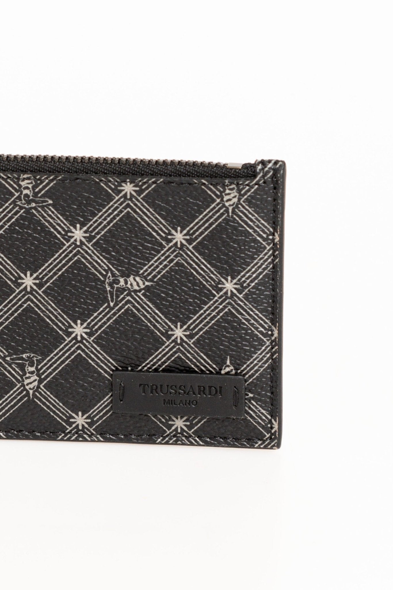 Trussardi Black Pvc Wallet - Fizigo