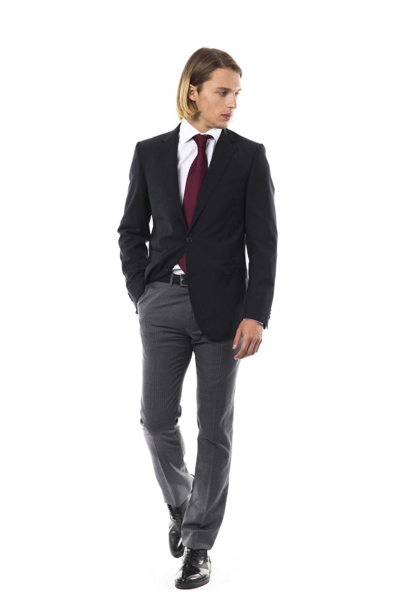 Uominitaliani Black Wool Blazer - Fizigo