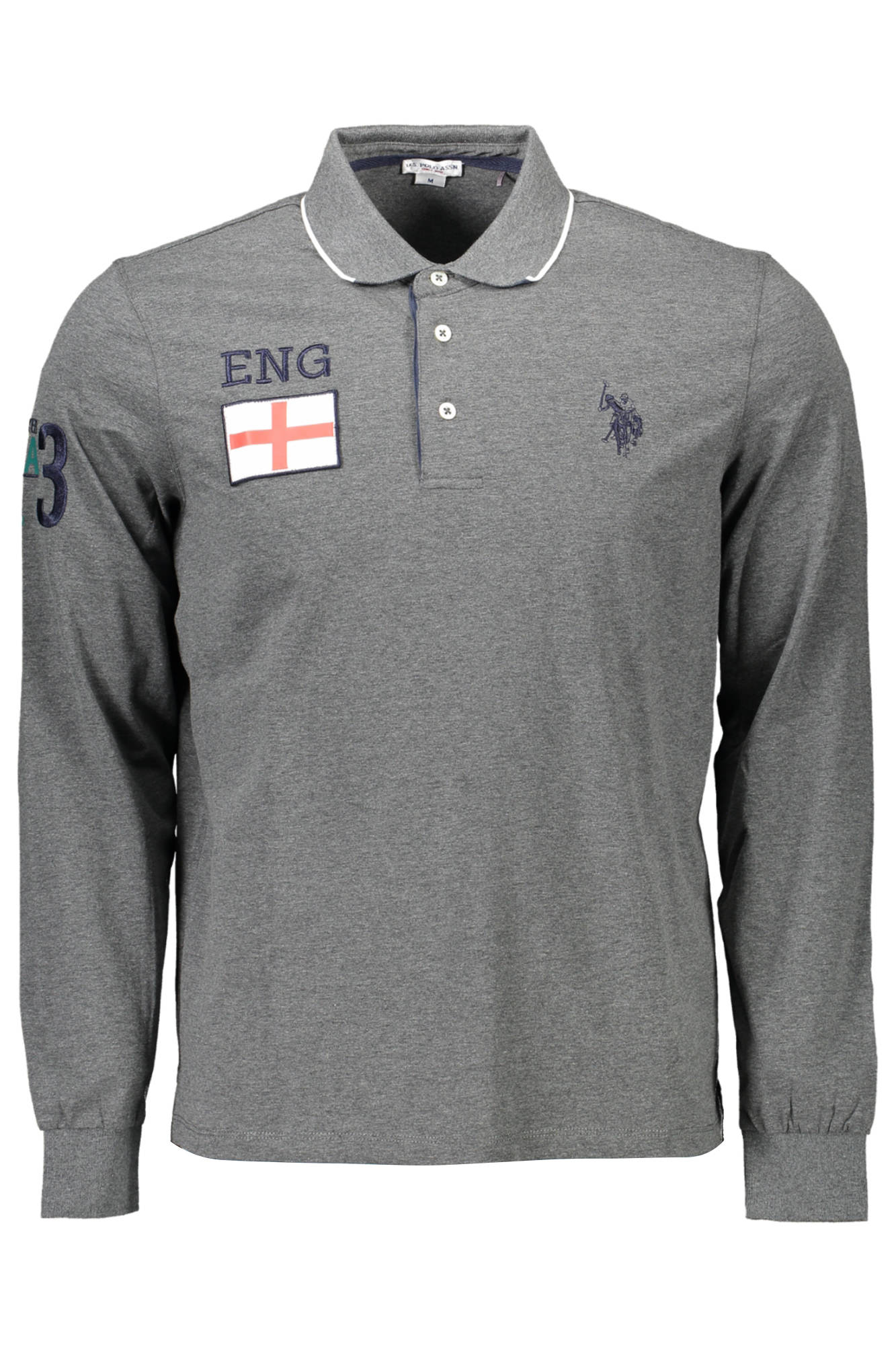 U.S. POLO ASSN. Gray Polo Shirt - Fizigo