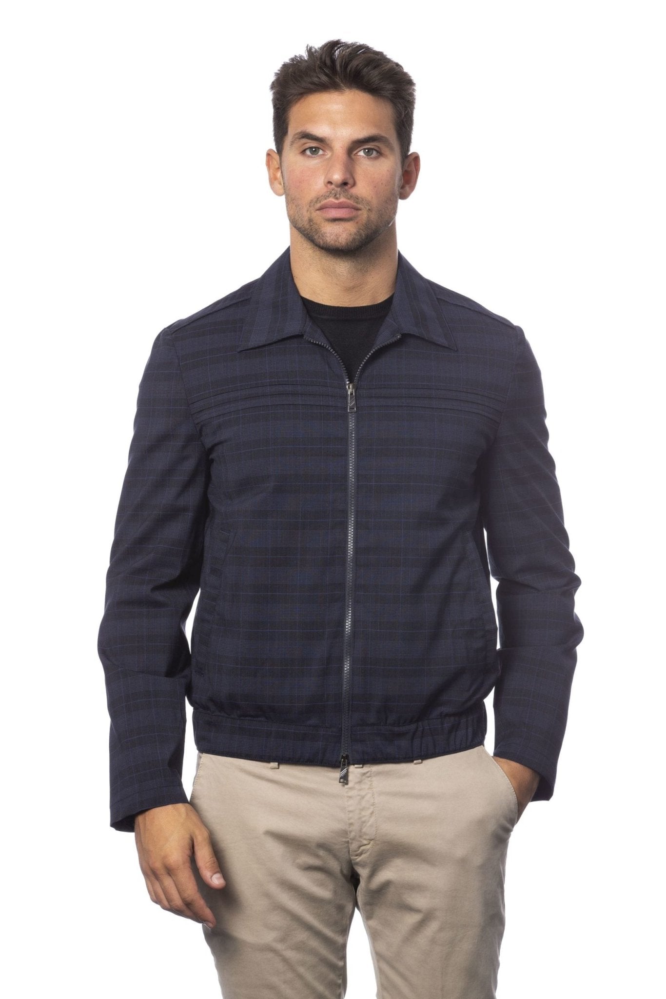 Verri Blue Wool Jacket - Fizigo